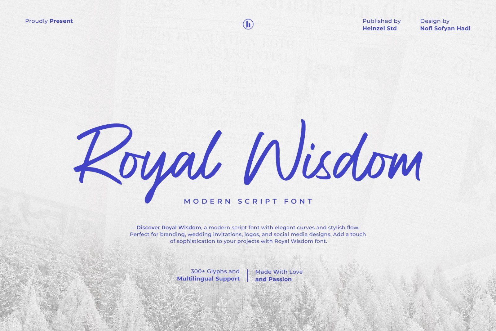 Royal Wisdom Modern Script Font — image 1