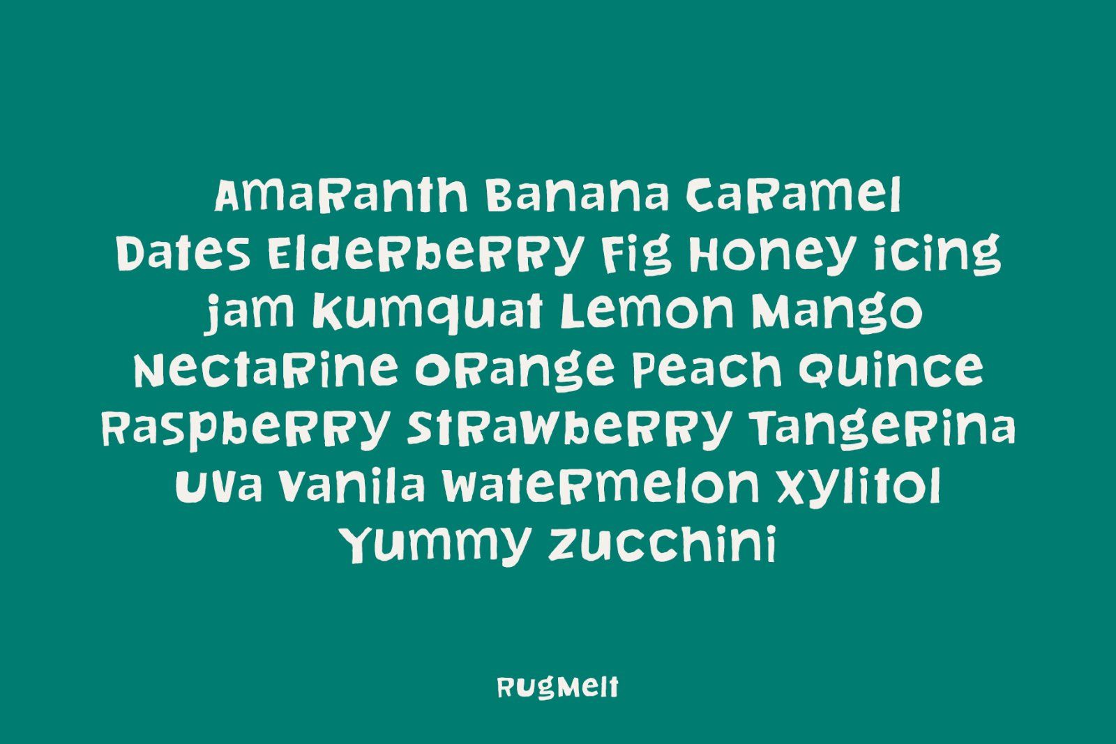Rugmelt Rugged Messy Display Font — image 3
