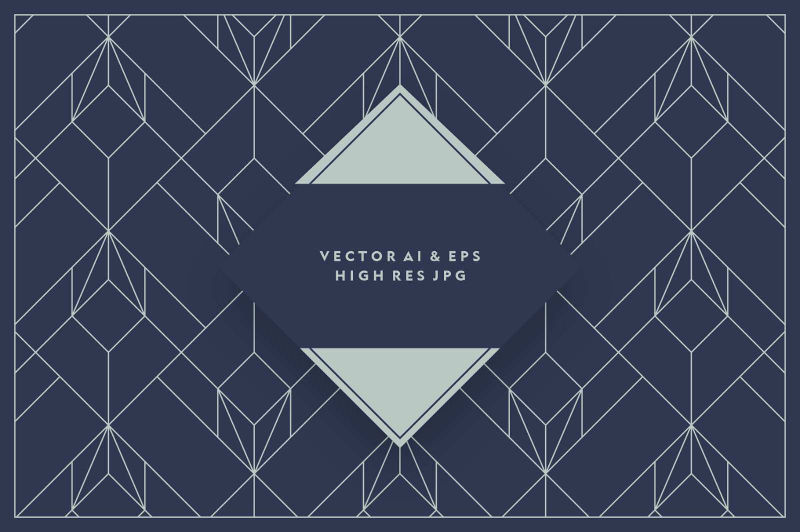 Geometric Art Deco Patterns V2 — image 3