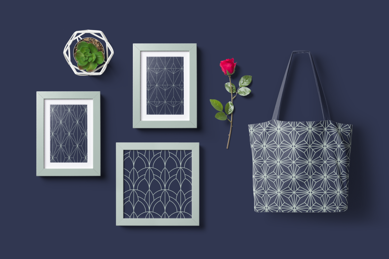 Geometric Art Deco Patterns V2 — image 8