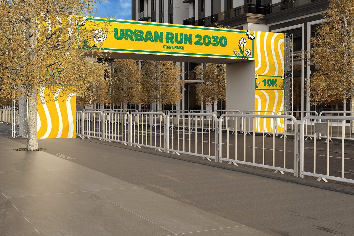 Race Finish Line Gate Mockup — image 2