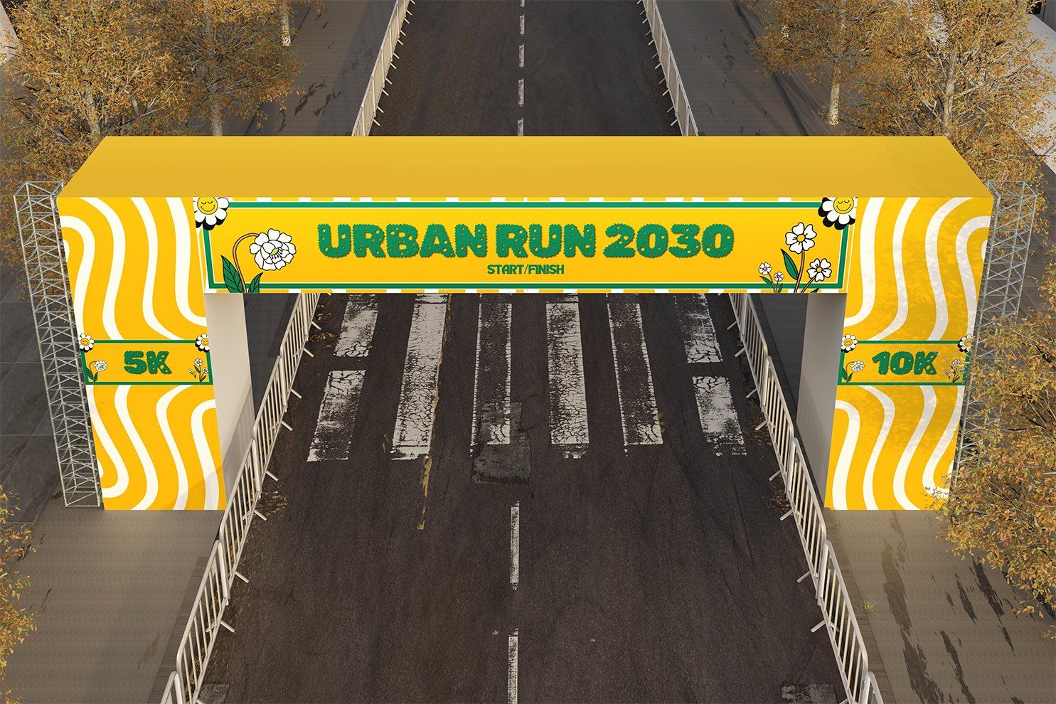 Race Finish Line Gate Mockup — image 4