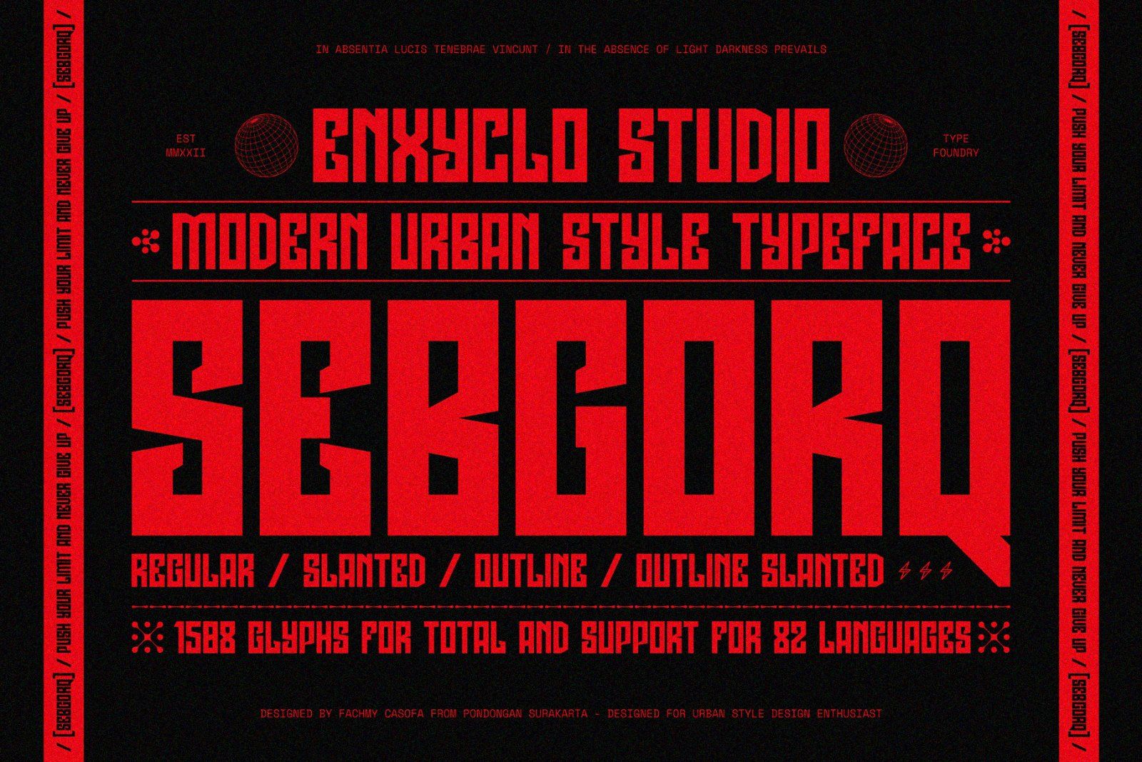 Sebgorq - Urban Font