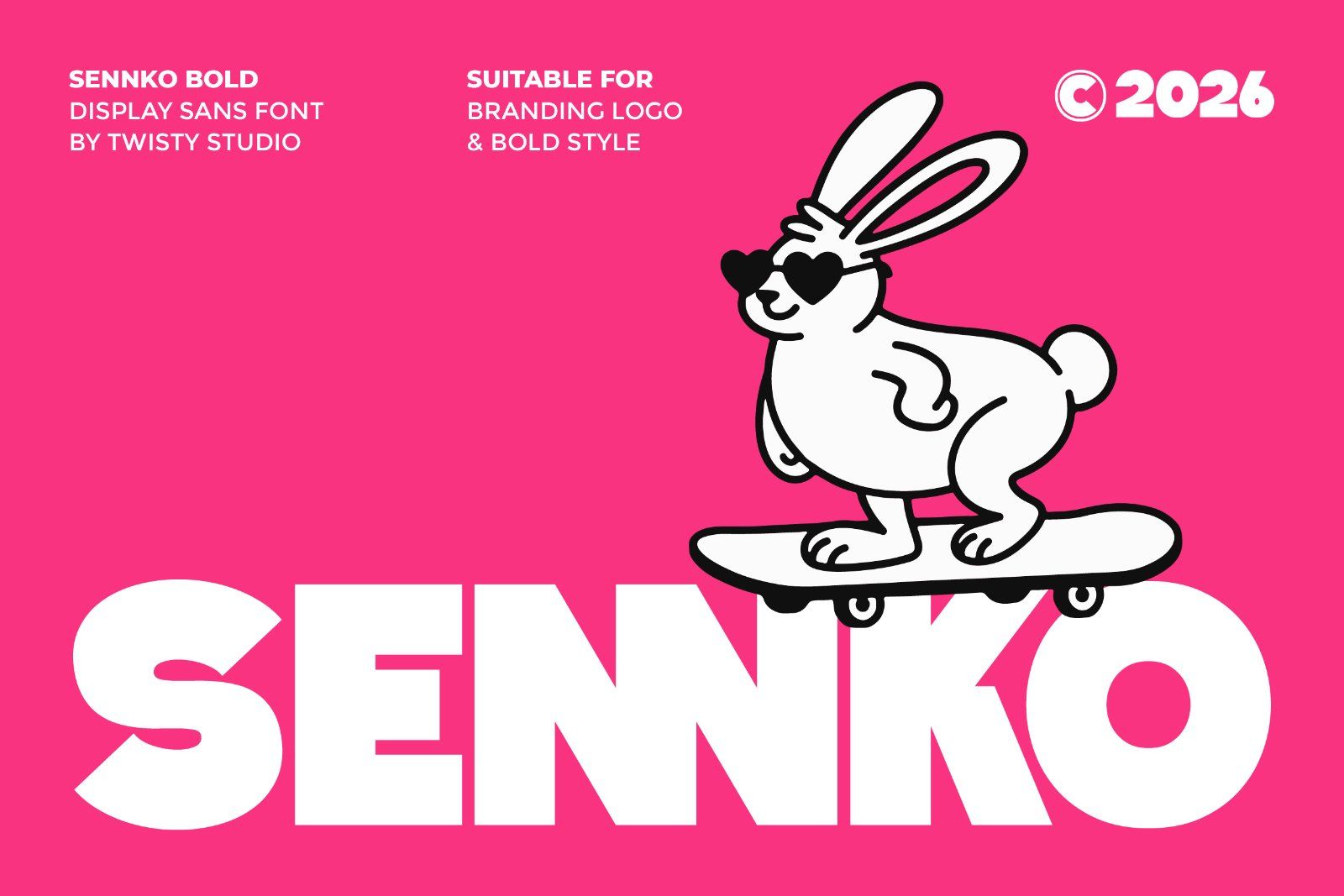 Sennko - Bold Sans Display Font — image 1