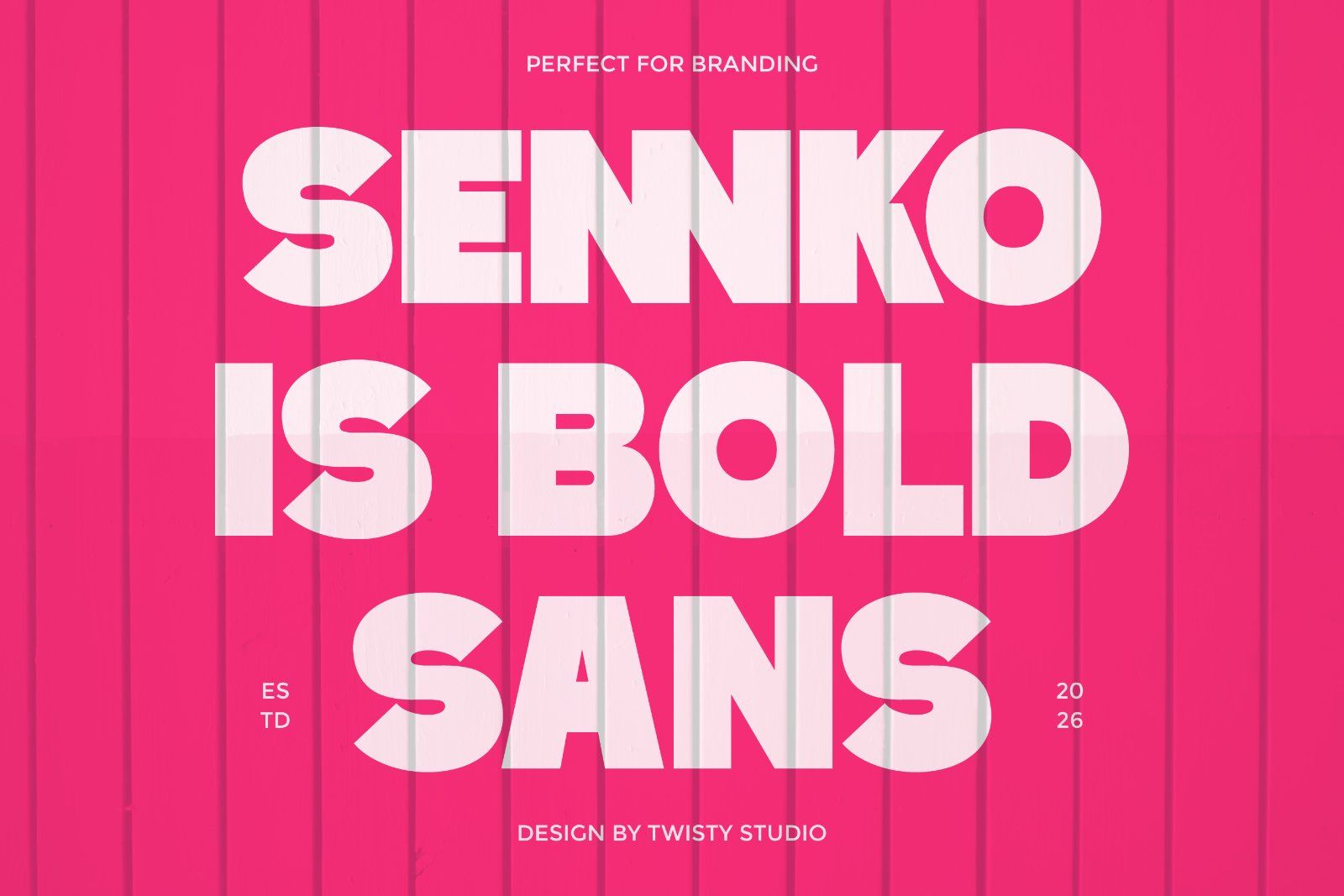 Sennko - Bold Sans Display Font — image 2