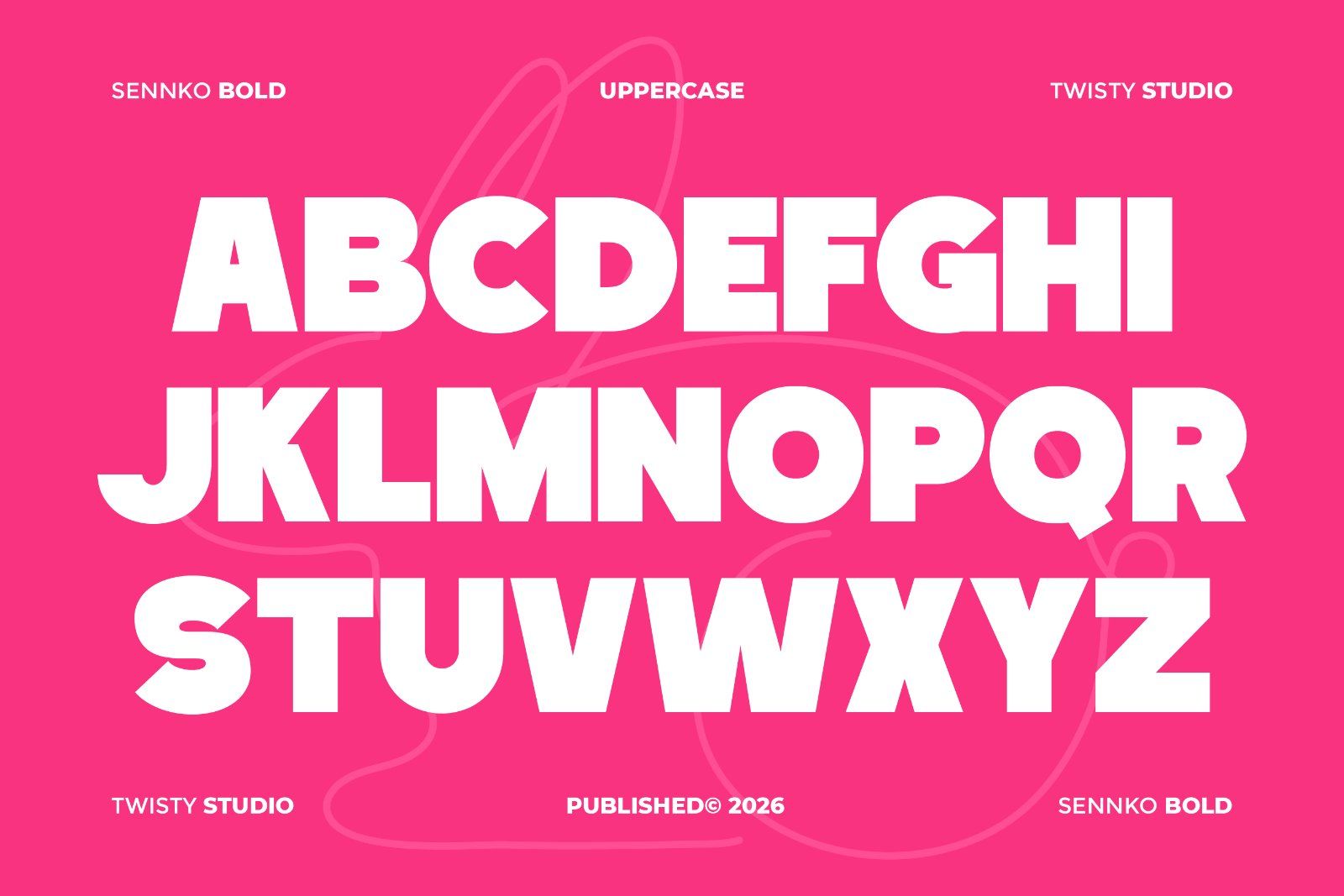 Sennko - Bold Sans Display Font — image 7