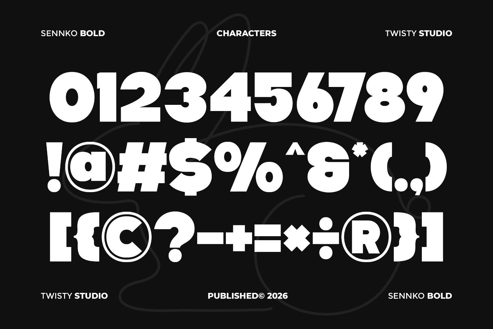 Sennko - Bold Sans Display Font — image 9