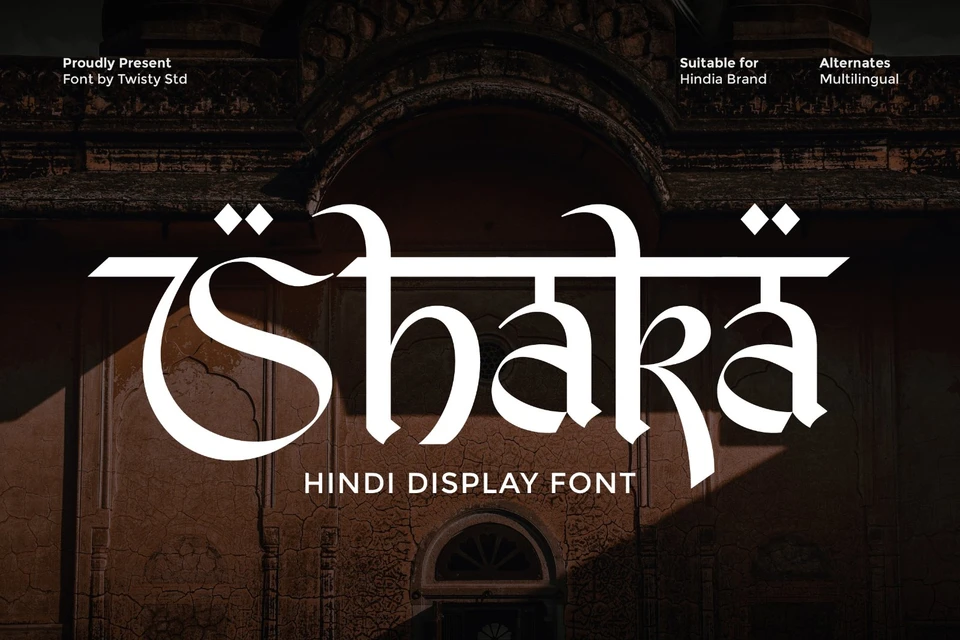 Shaka - Hindi Display Font