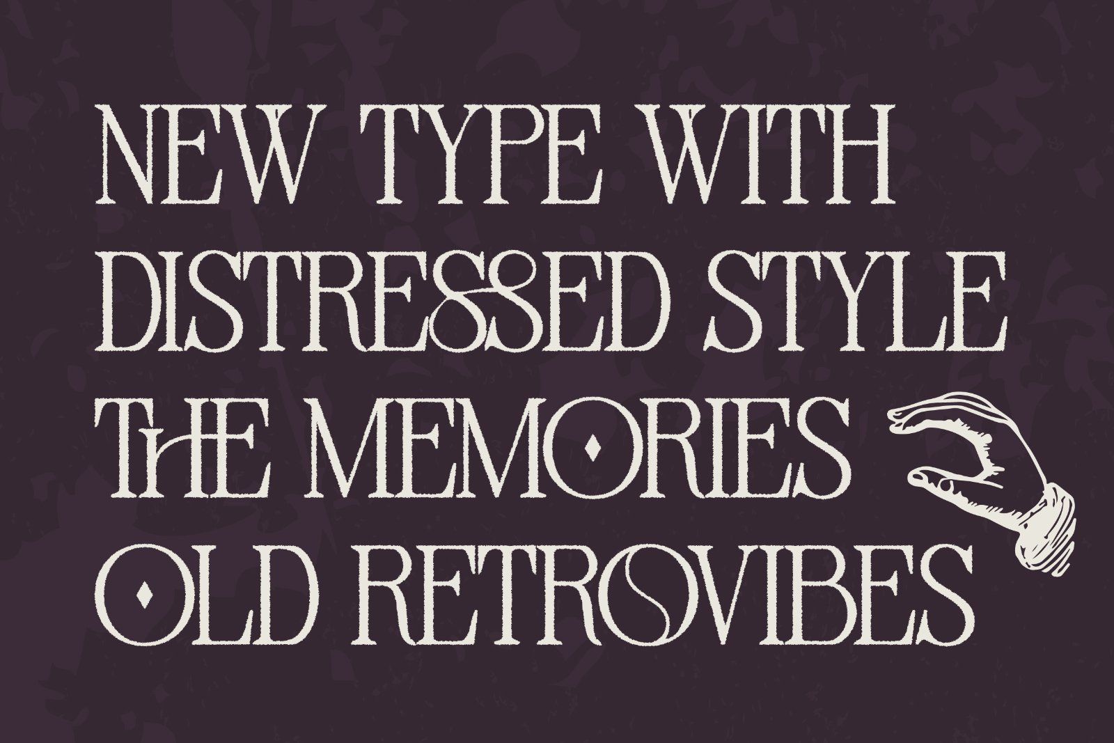 Distressed Sherlock – Elegant Serif
