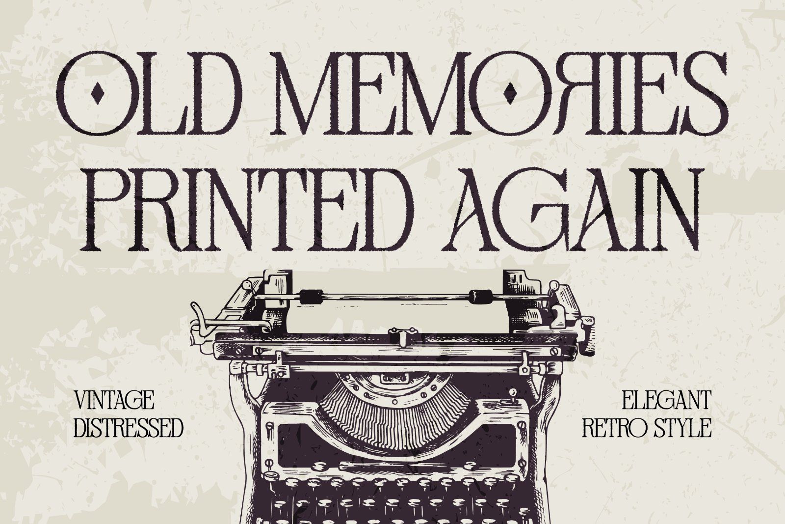 Distressed Sherlock – Elegant Serif