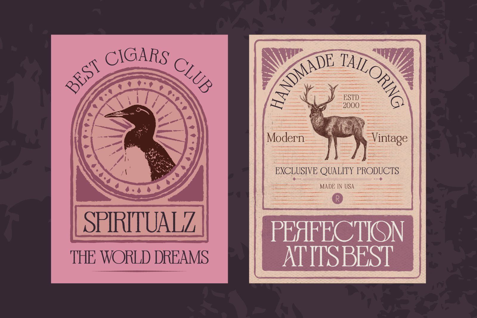 Distressed Sherlock – Elegant Serif