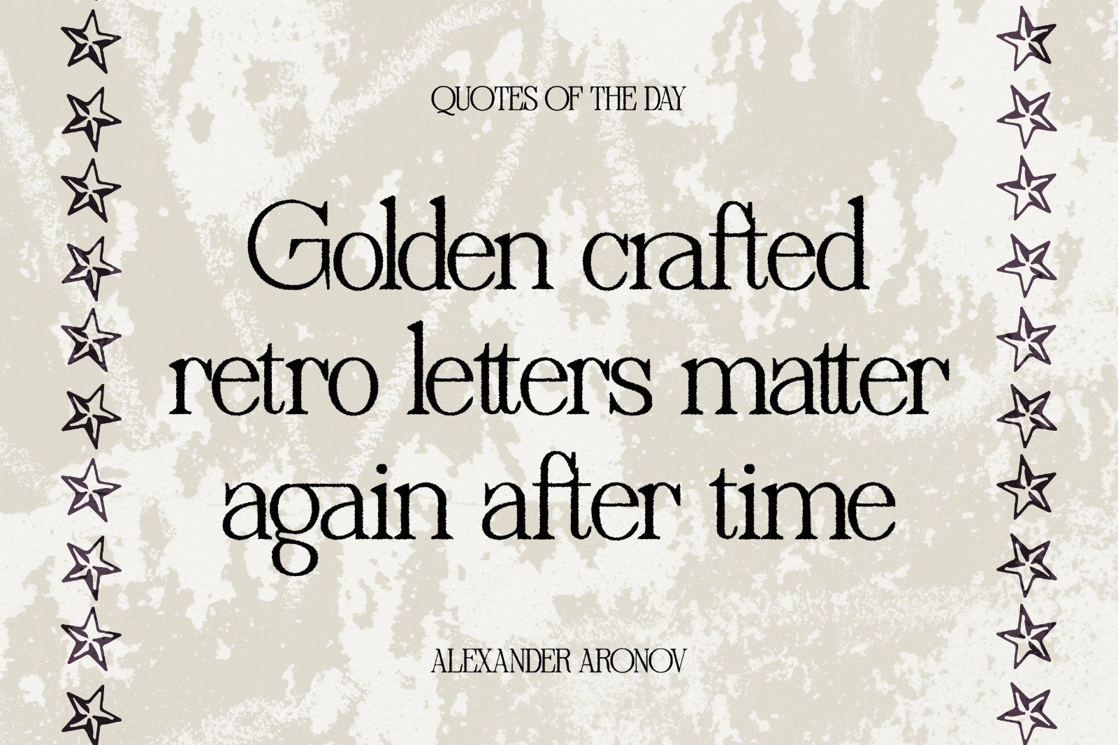 Distressed Sherlock – Elegant Serif