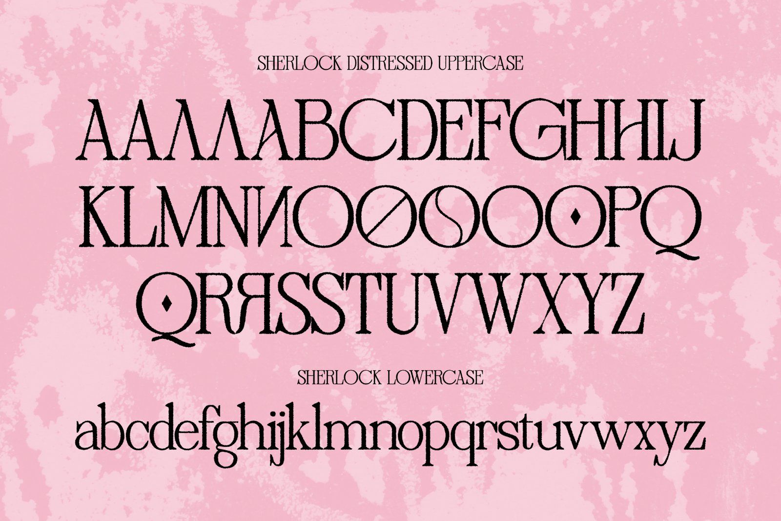 Distressed Sherlock – Elegant Serif