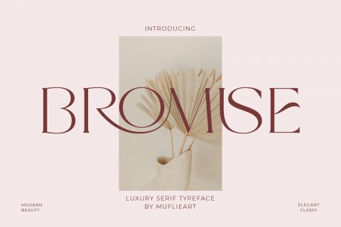 Bromise - Luxury Serif Typeface