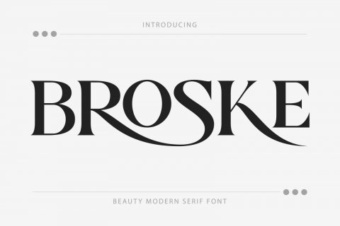 Broske - Beauty Modern Serif