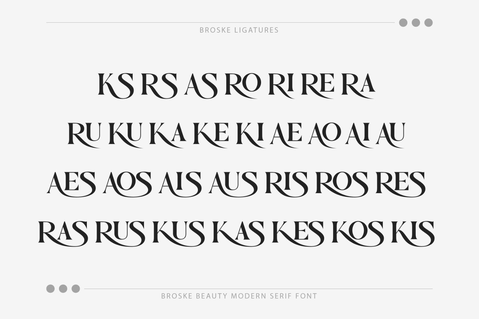 Broske - Beauty Modern Serif