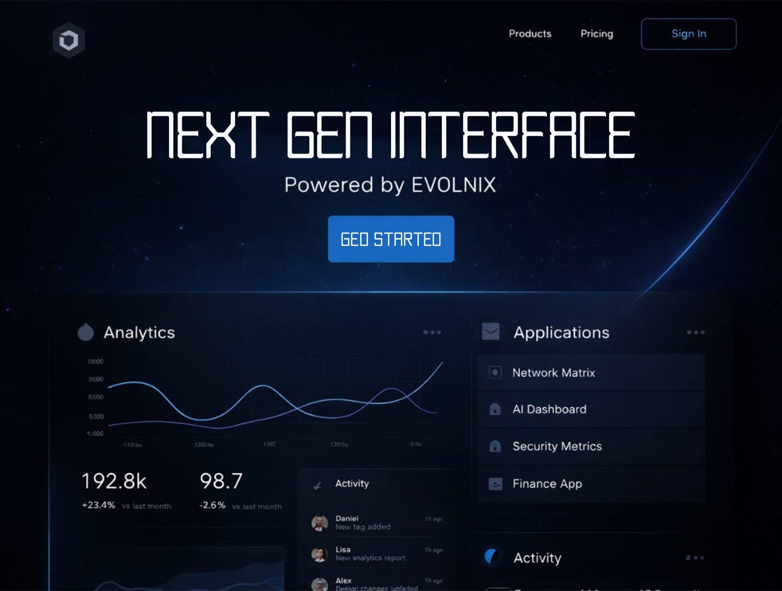 EVOLNIX - A FUTURISTIC FONT
