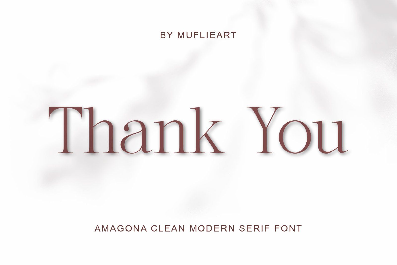 Amagona - Clean Modern Serif Font