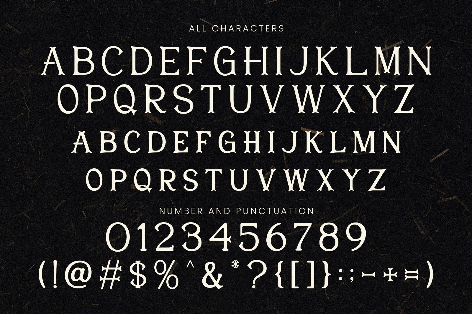 Gothic Serif Typeface | KENVIEL