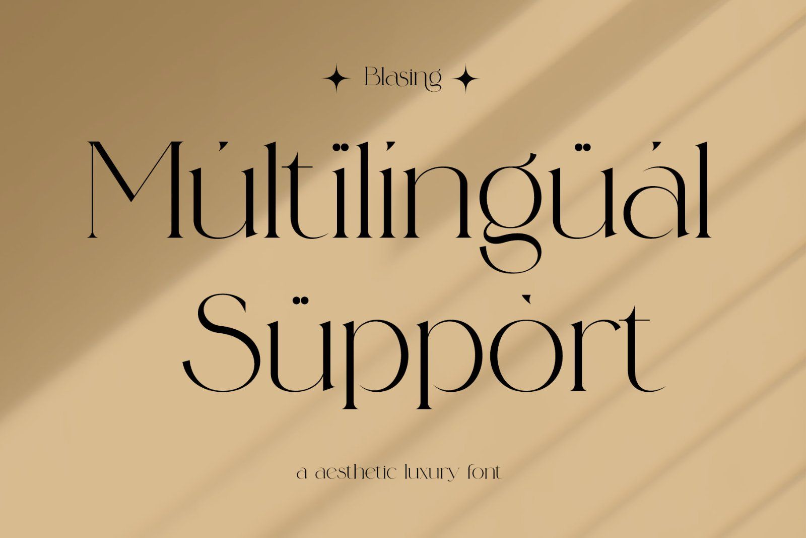 Blasing Aesthetic Serif Font