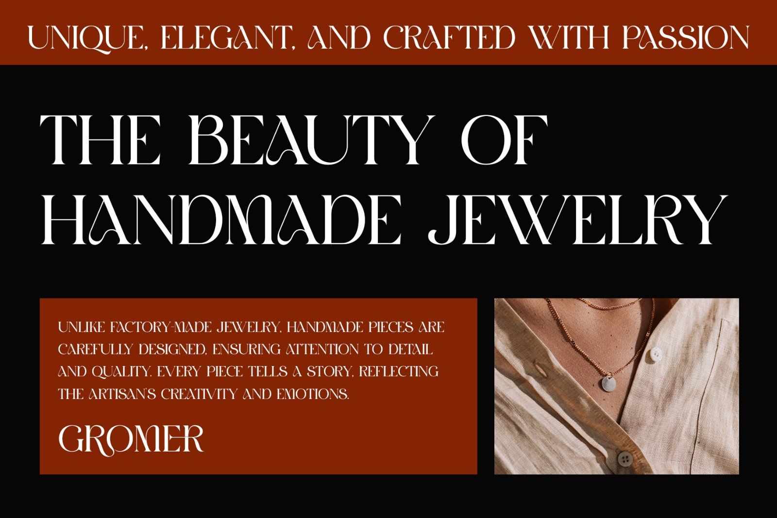 GROMER Elegant Ligature Serif