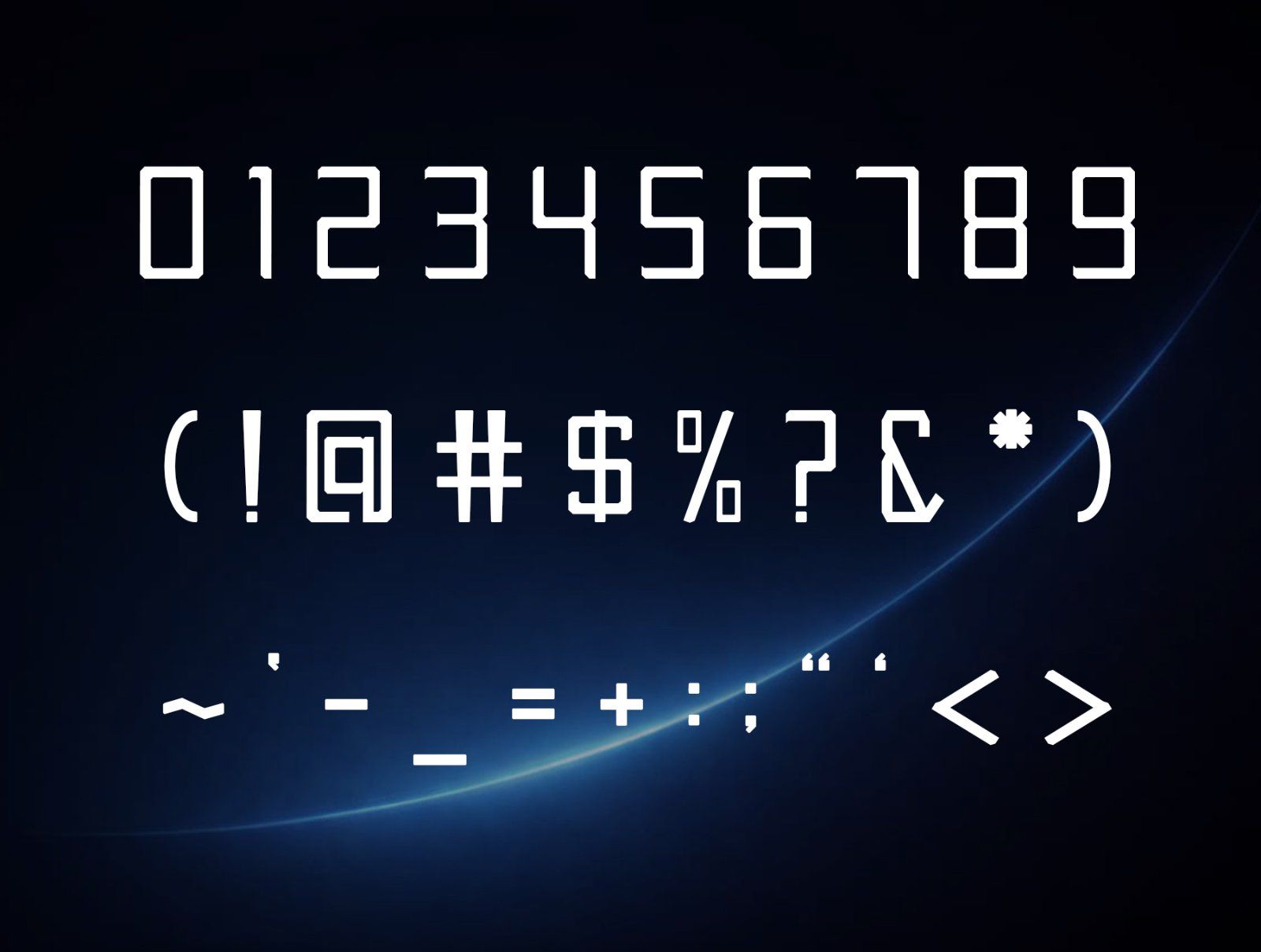 EVOLNIX - A FUTURISTIC FONT