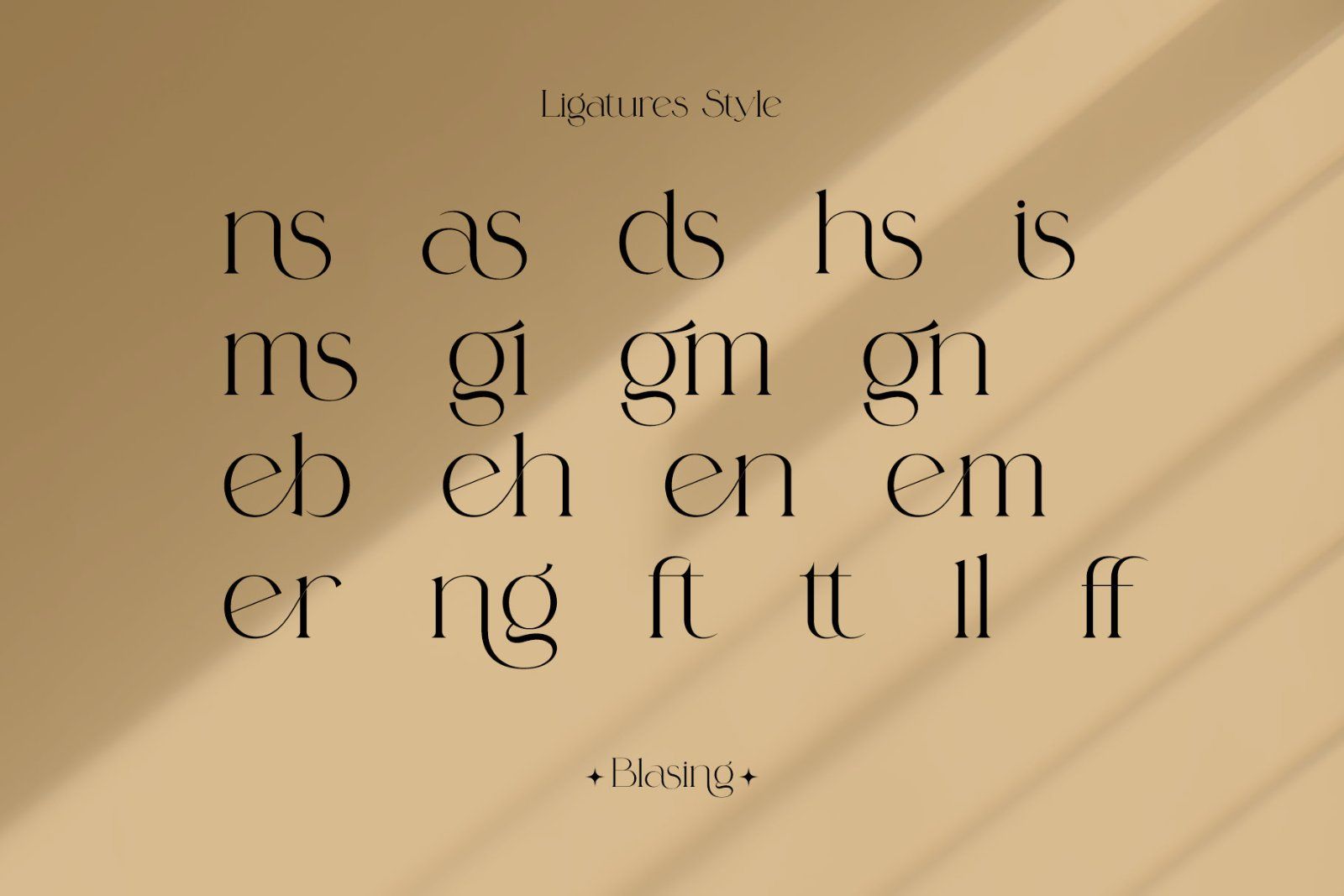 Blasing Aesthetic Serif Font