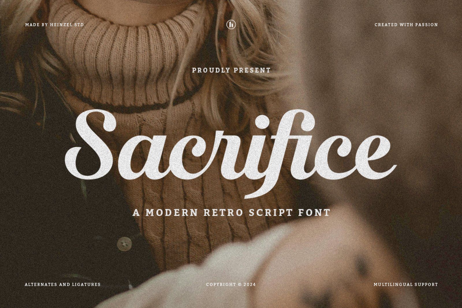 Sacrifice Modern Retro Script Font — image 1
