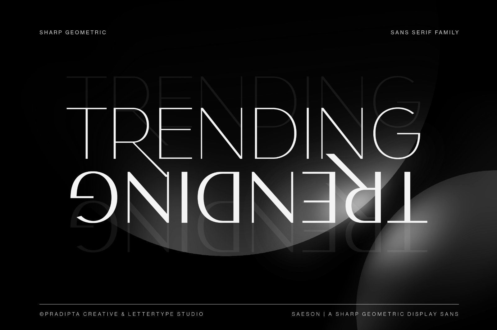 Saeson a Sharp Geometric Display Sans Serif — image 2