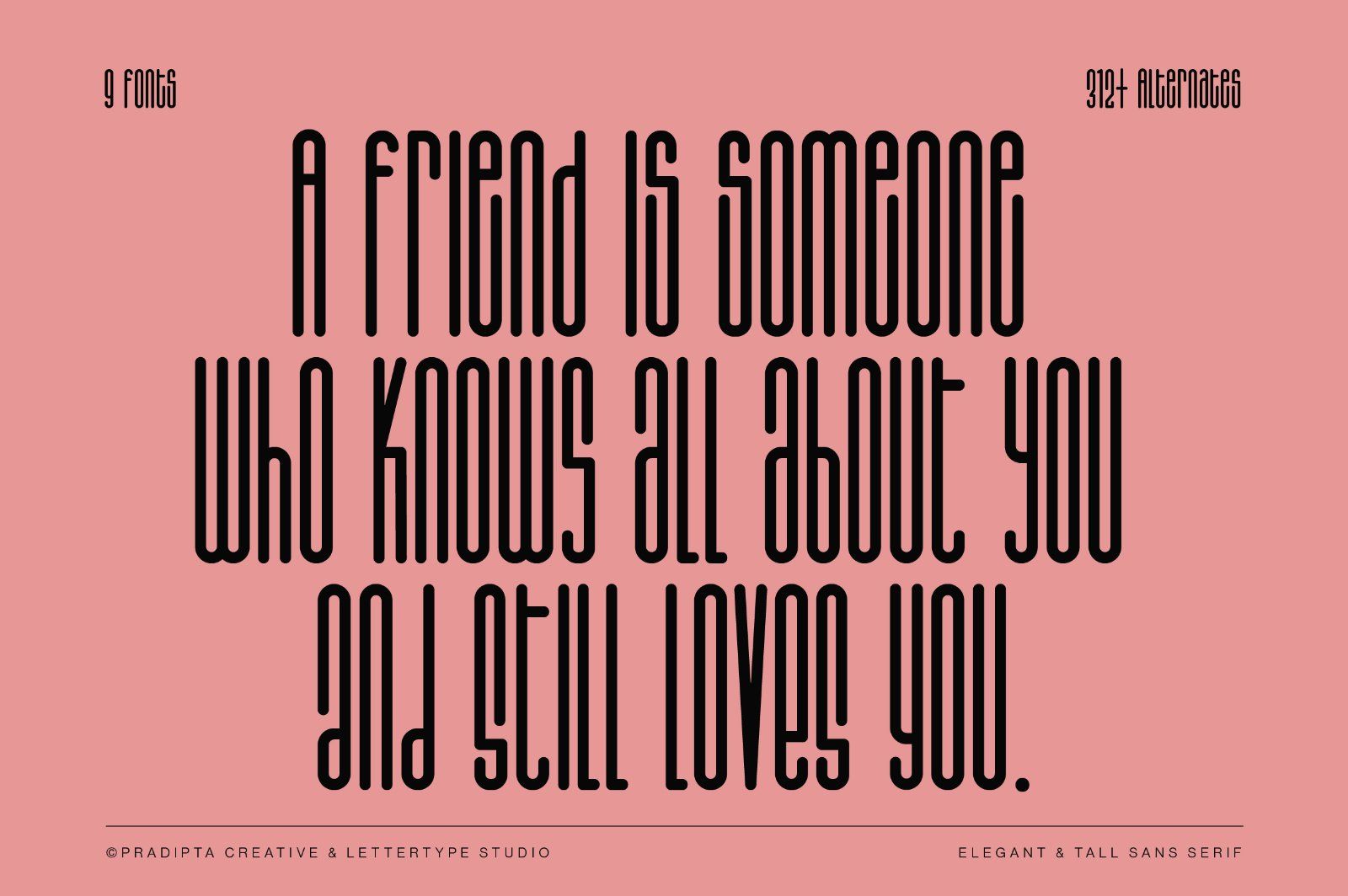 Salvegy Elegant & Tall Sans Serif — image 9