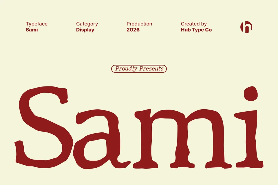Sami — Whimsical & Hand-Crafted Display Typeface
