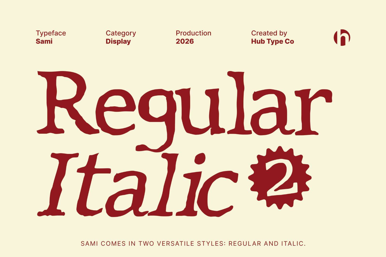 Sami — Whimsical & Hand-Crafted Display Typeface — image 5