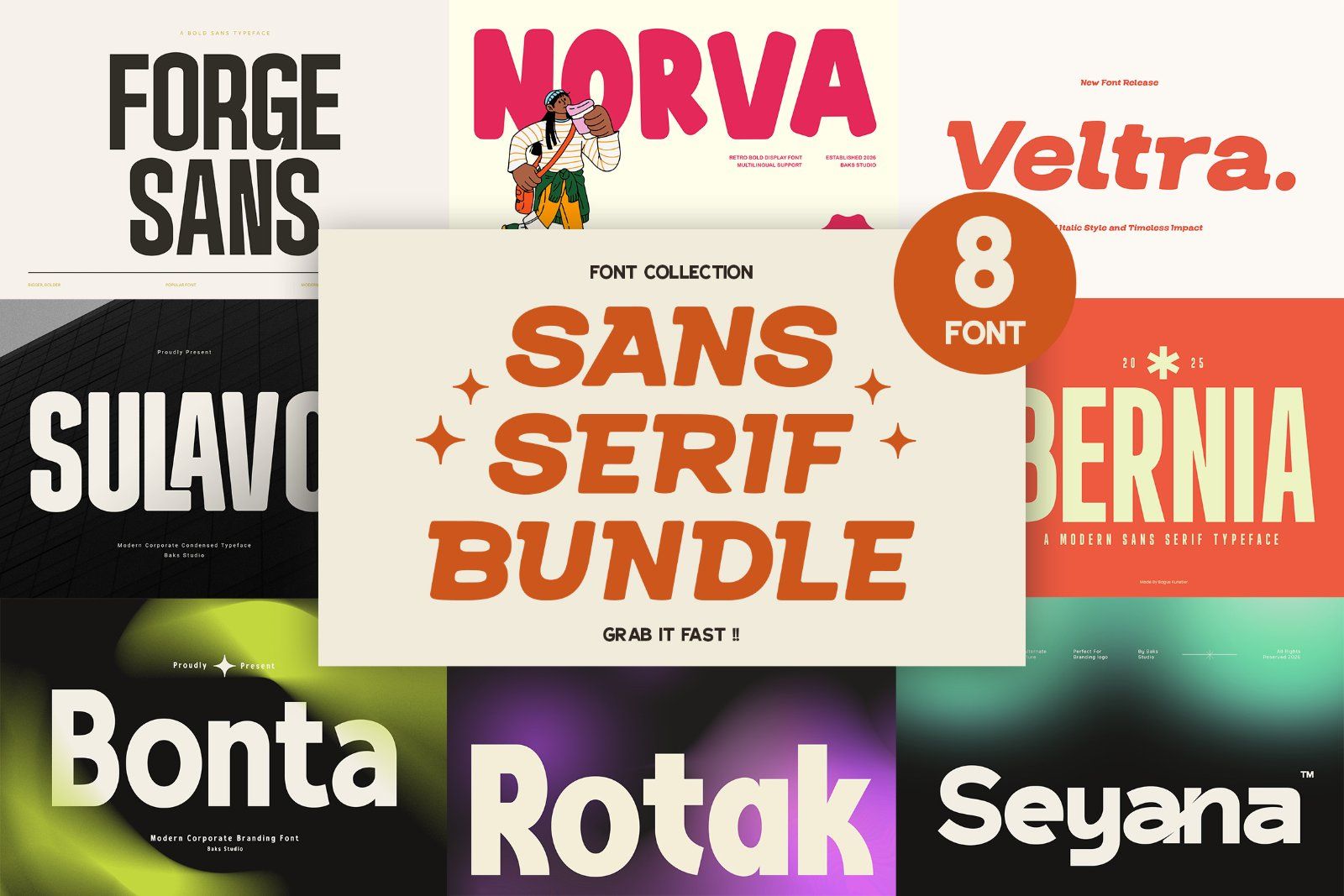 Sans Serif Bundle Collection
