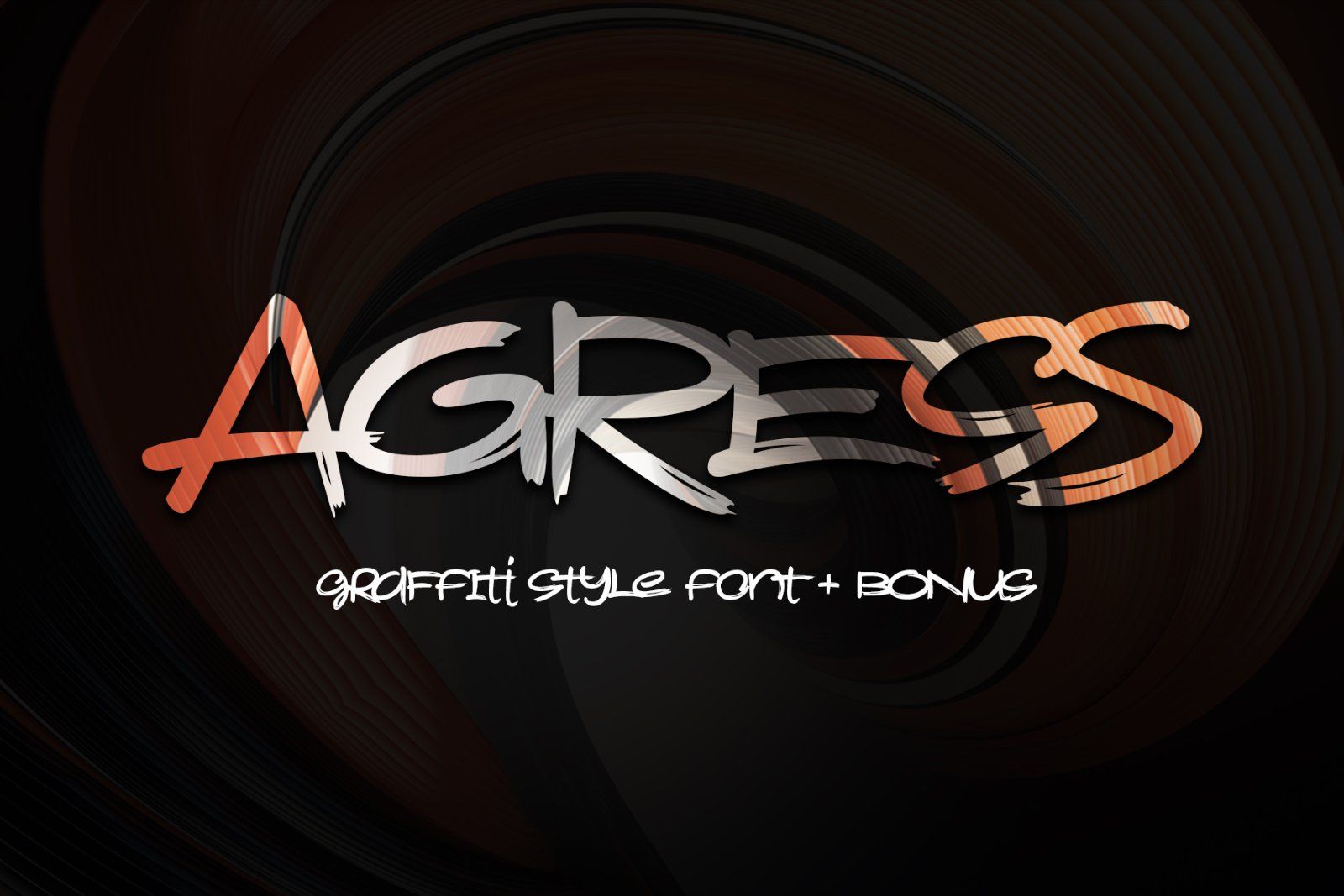 Agress Font with Bonus — image 1