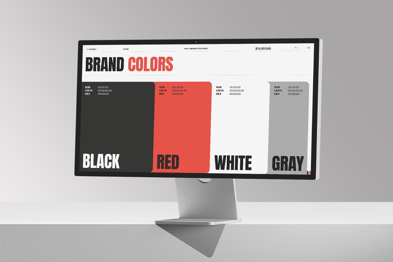 Brand Guidelines Presentation Design Template