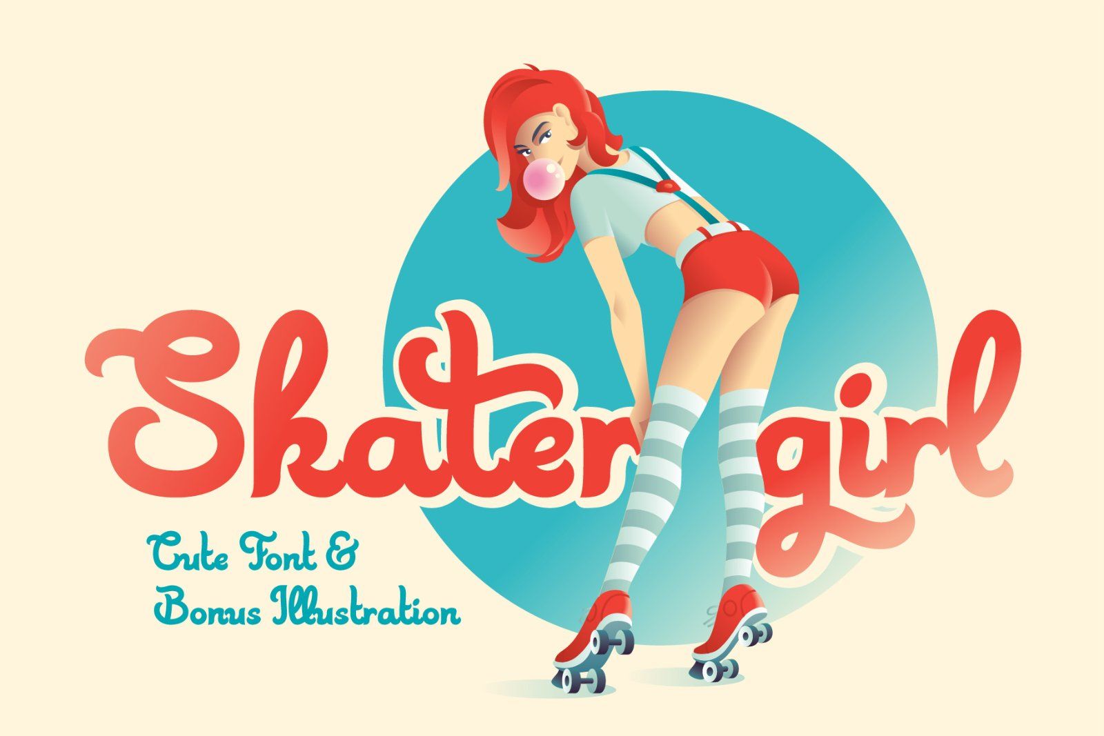 Skater Girl Font with Bonus — image 1