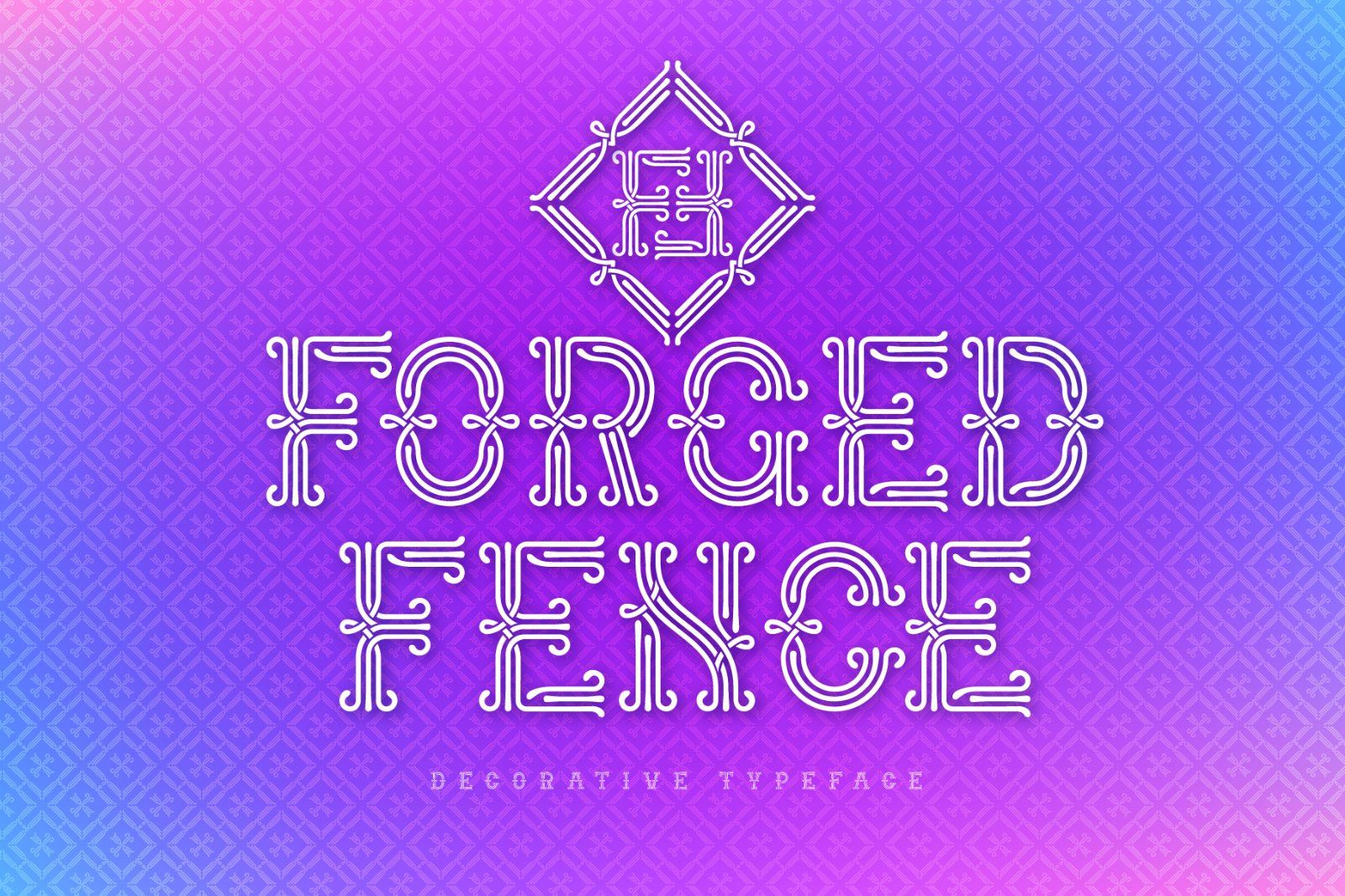 Forged Fence Typeface — image 1