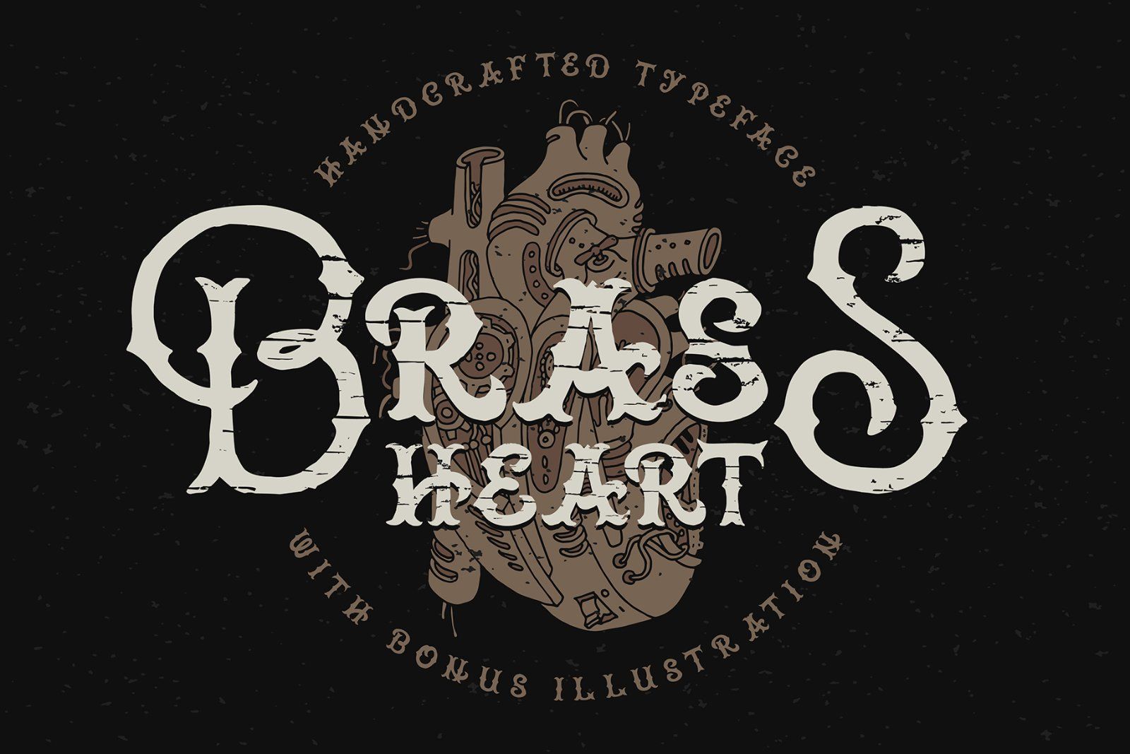 Brass Heart Font — image 1