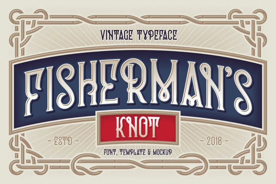 Fisherman's Knot. Font & Graphics