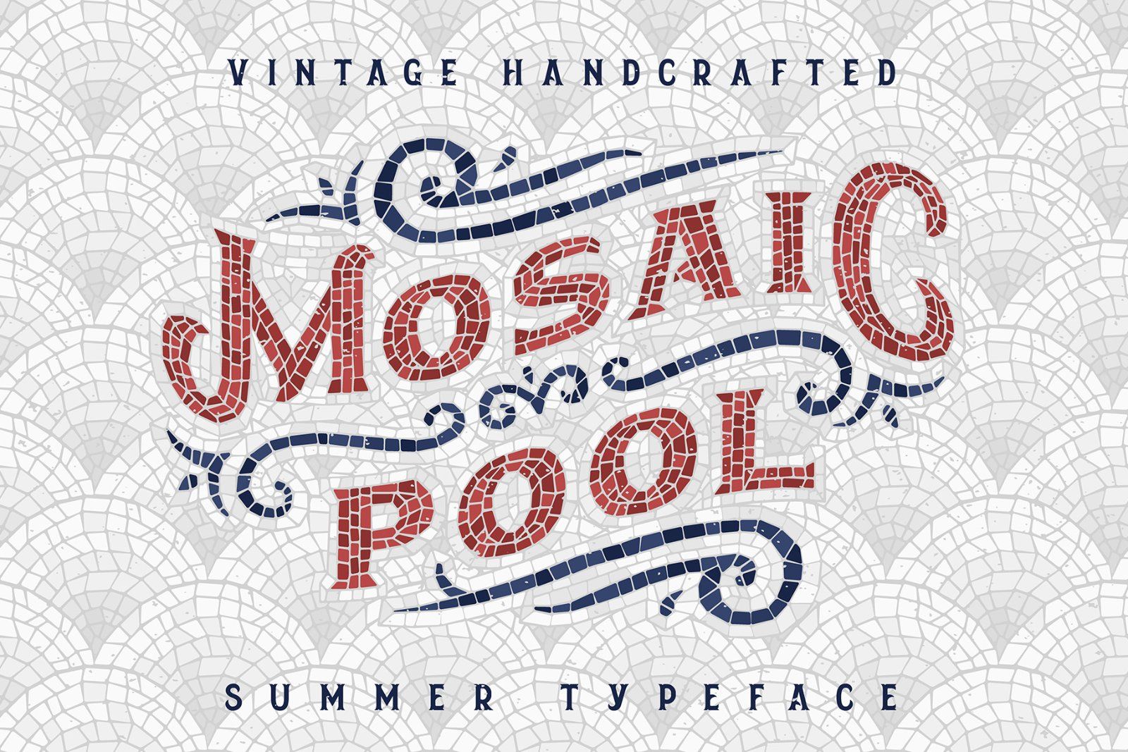 Mosaic Pool Typeface — image 1