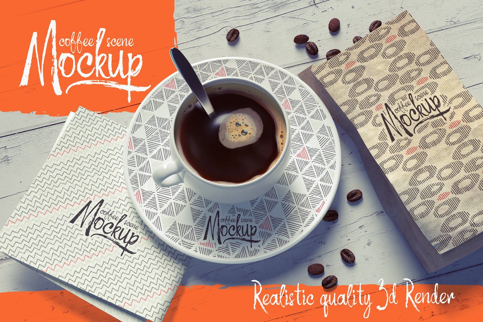 Coffee Scene Mockup — image 1