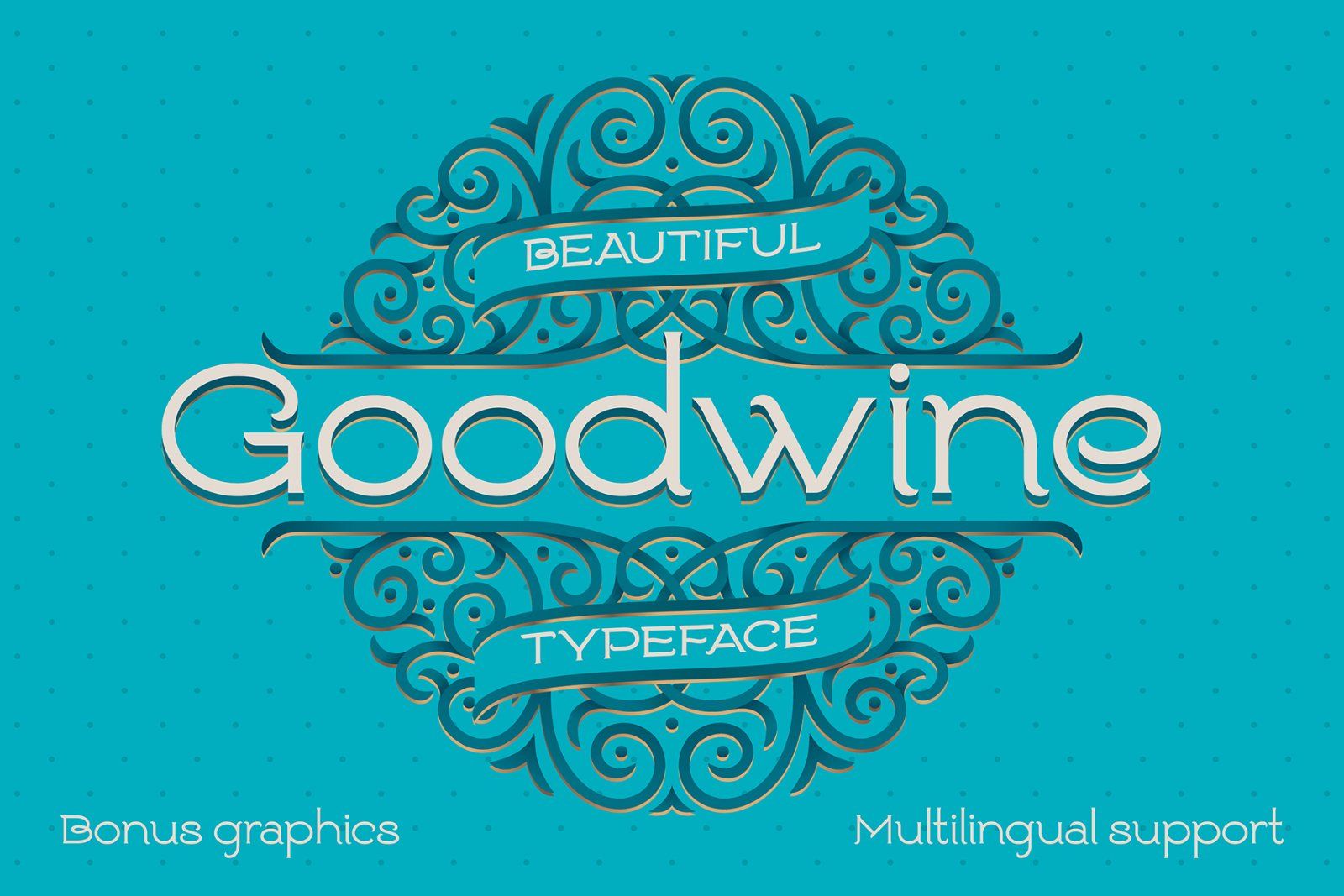 Goodwine Font, Label, Mockup — image 1