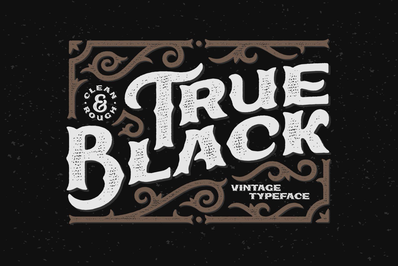 True Black Typeface — image 1