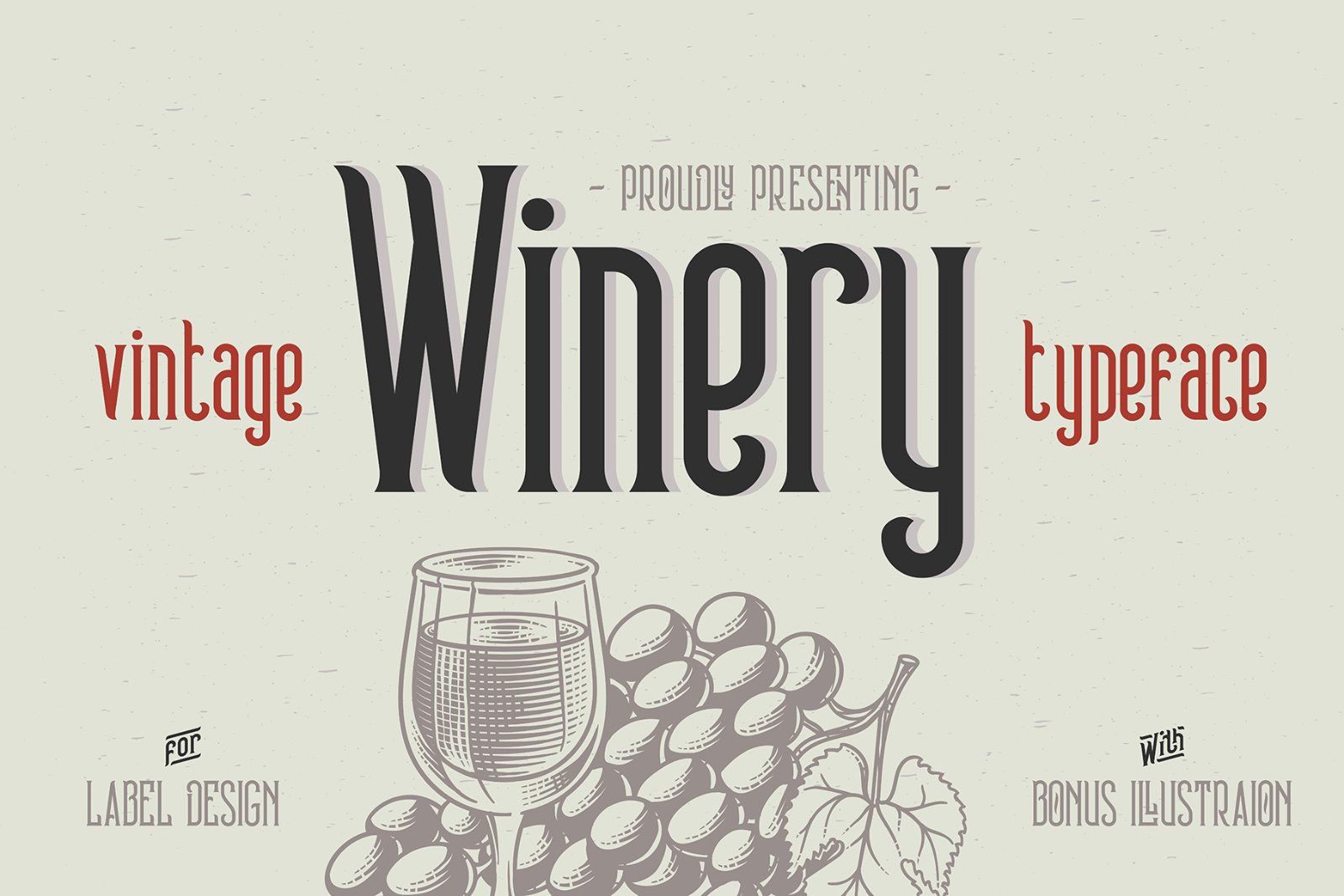 Whiskey Label Font with Graphics — image 1