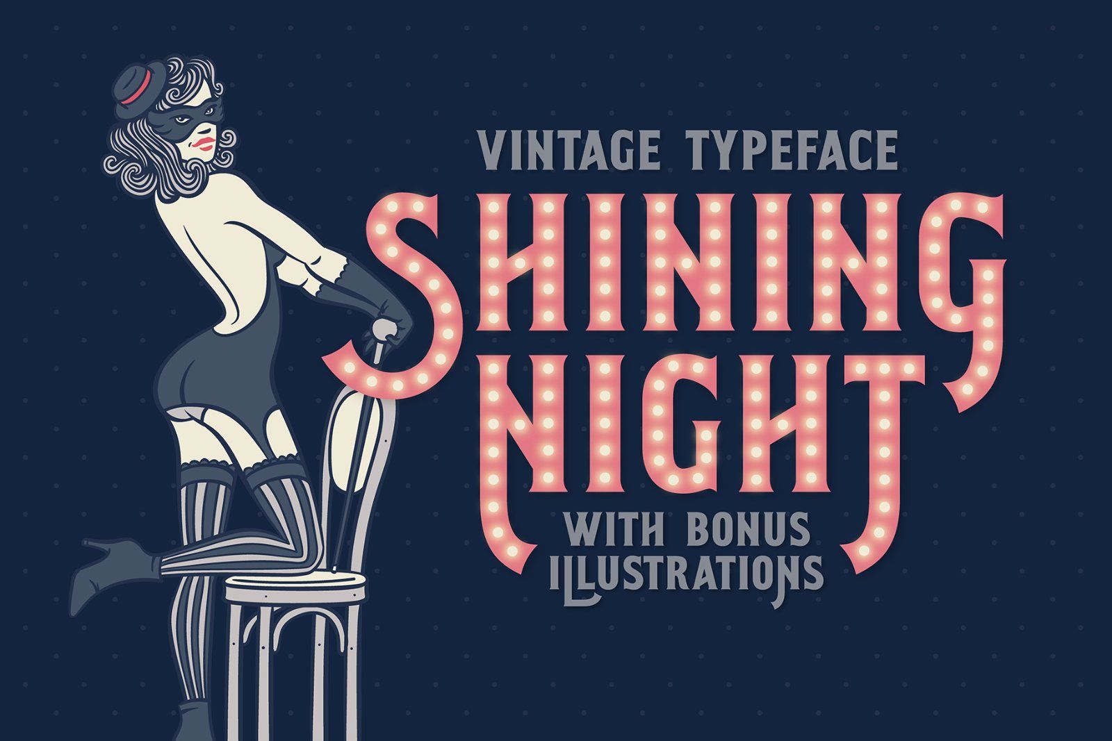Shining Night Font and Graphics — image 1