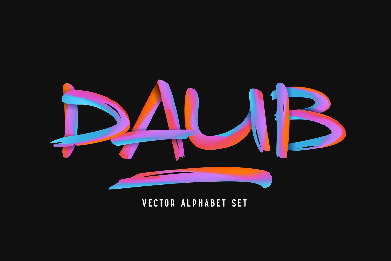 Daub Alphabet — image 1