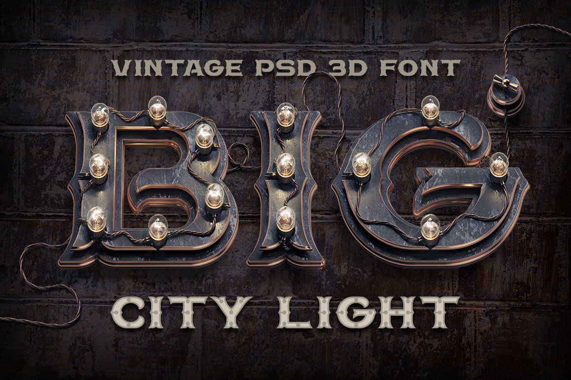 BIG City Light Font — image 1