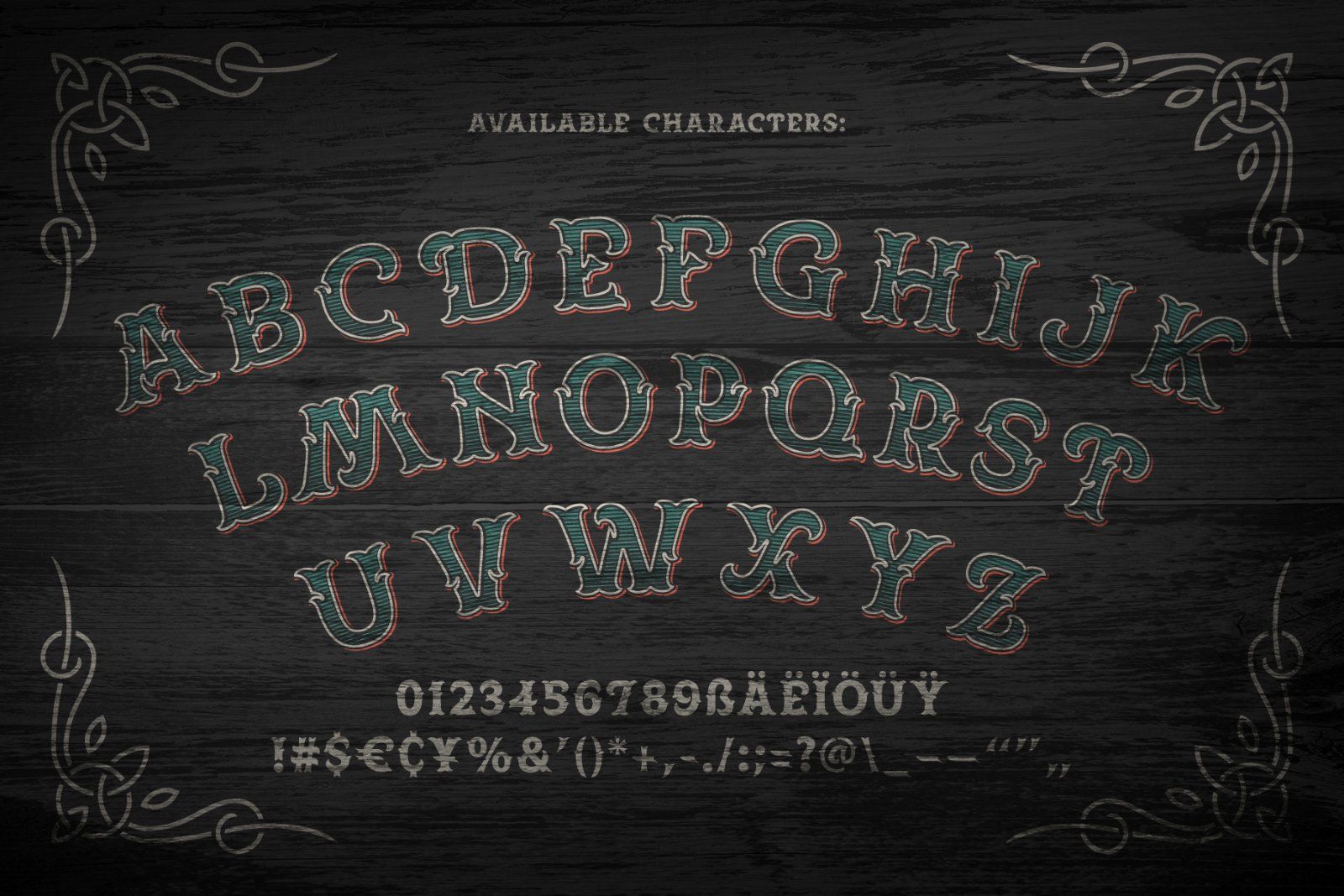 Spirit Board font set — image 2