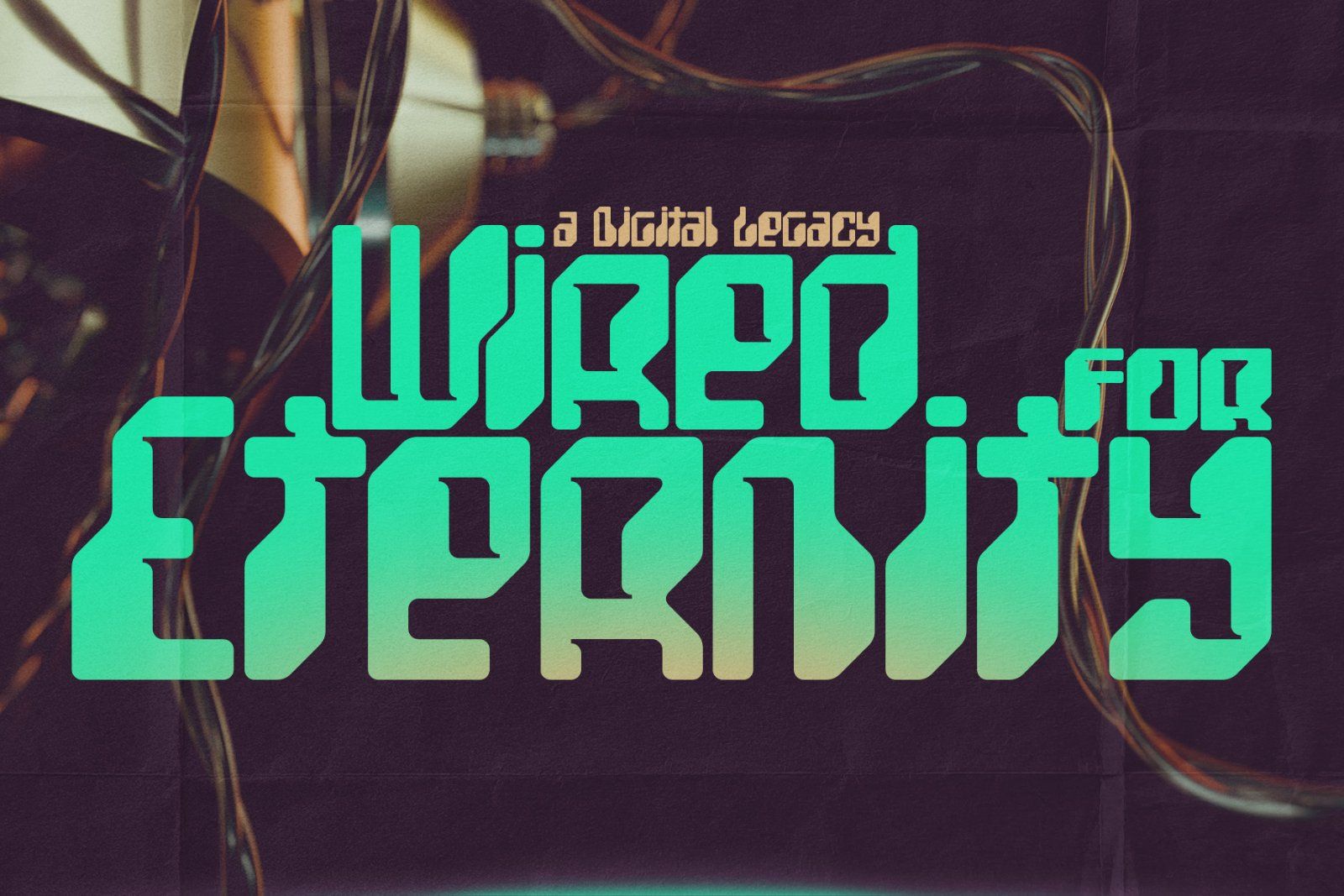 TechCore - Vintage Cyber Font — image 2