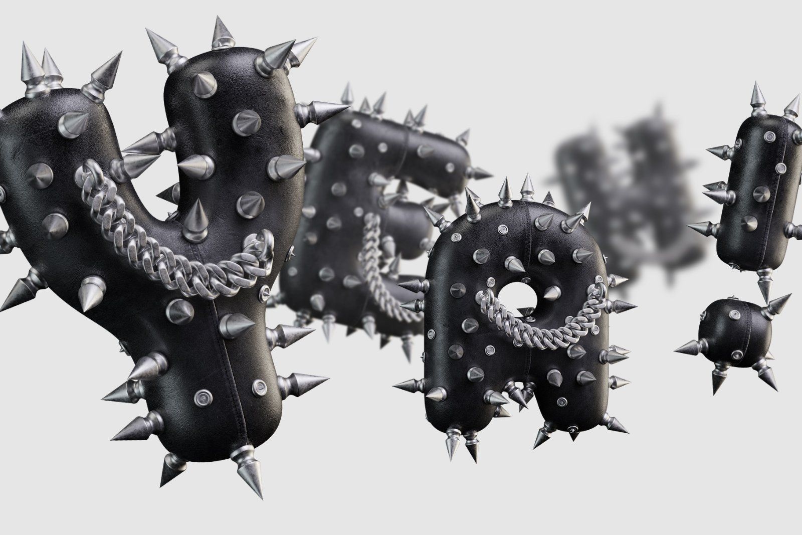 Biker Spike bitmap font — image 2